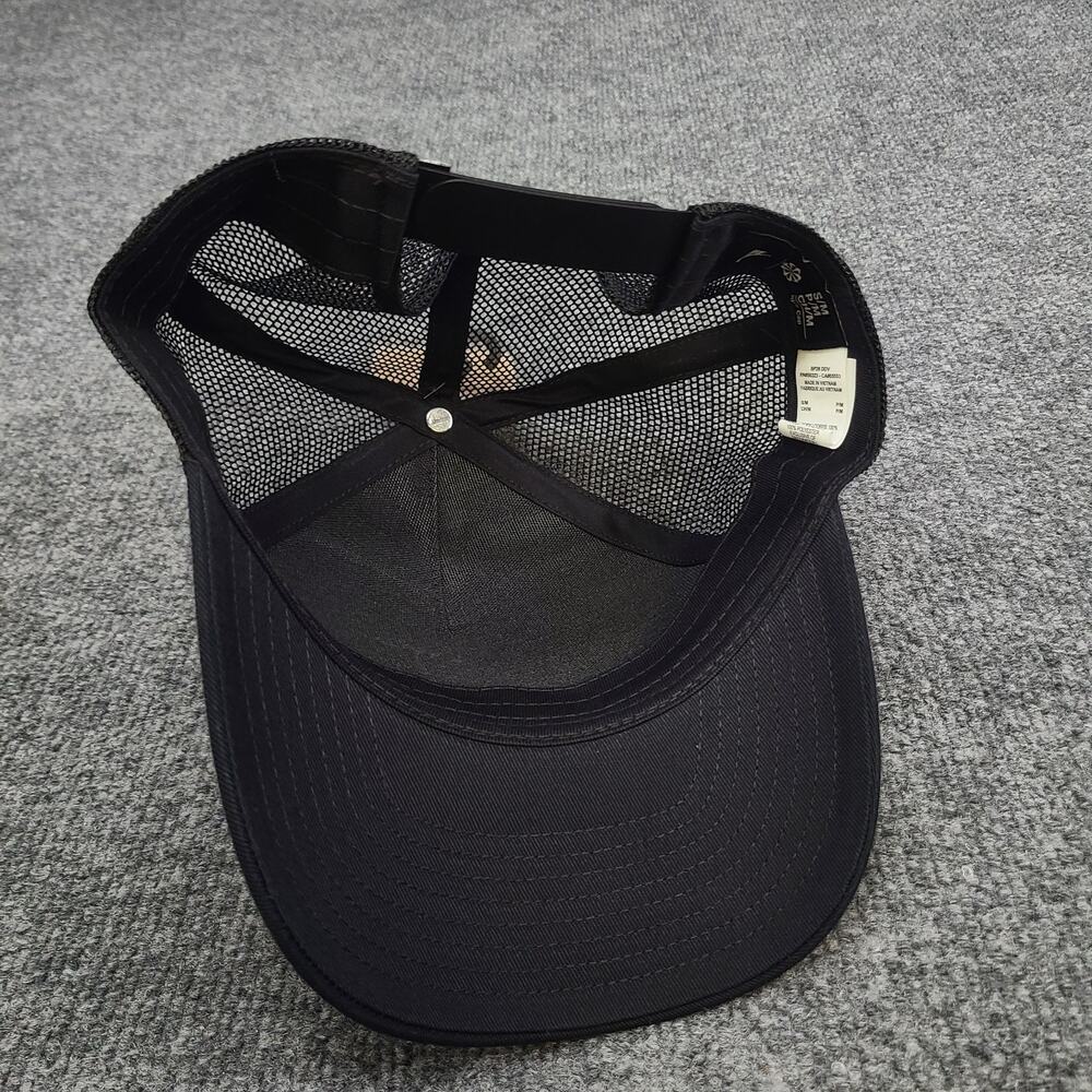 Nike Hat Rise Cap Snapback M/L Black Structured Trucker Adult Unisex II1314 010 - Picture 8 of 11